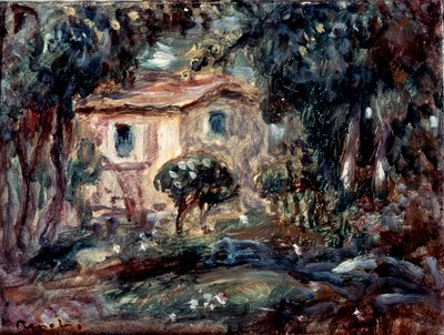 Landschap. Le Cannet, 1902 door Pierre Auguste Renoir