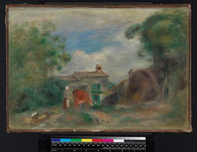 Landschap met figuren, voor 1919 door Pierre Auguste Renoir