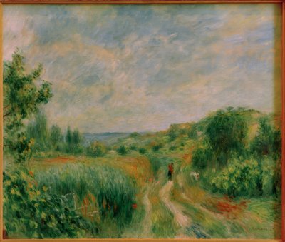 Landschap bij Essoyes door Pierre Auguste Renoir