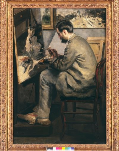 De reiger met gespreide vleugels door Pierre Auguste Renoir