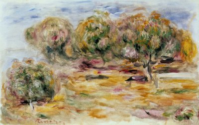 De tuin van Collettes door Pierre Auguste Renoir