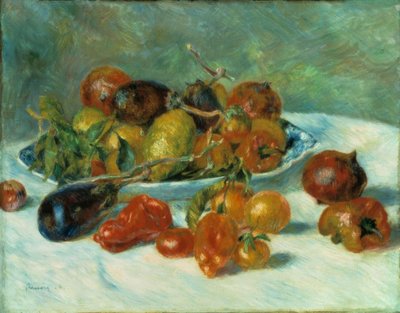 De vruchten in de middag door Pierre Auguste Renoir