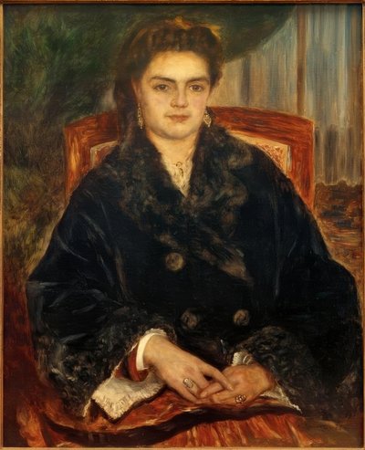 Mevrouw Edouard Bernier door Pierre Auguste Renoir