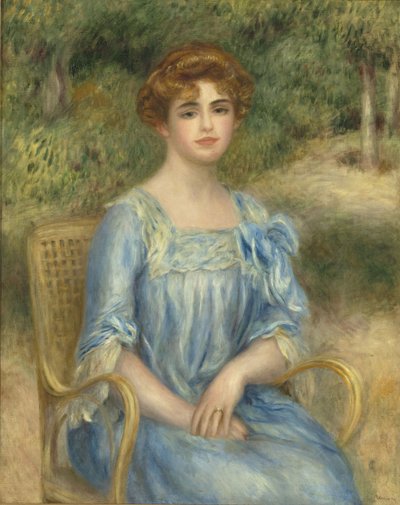 Madame Gaston Bernheim de Villers, geboren Suzanne Adler, 1901 door Pierre Auguste Renoir