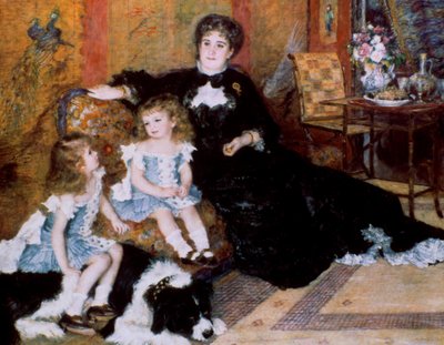 Madame Georges Charpentier en haar kinderen door Pierre Auguste Renoir