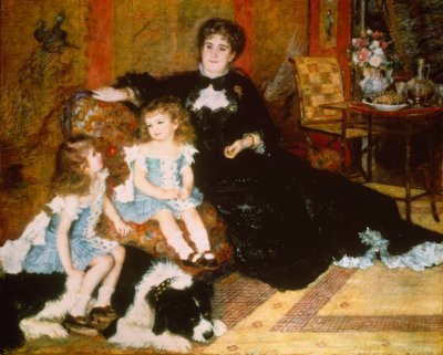 Madame Georges Charpentier en haar kinderen door Pierre Auguste Renoir