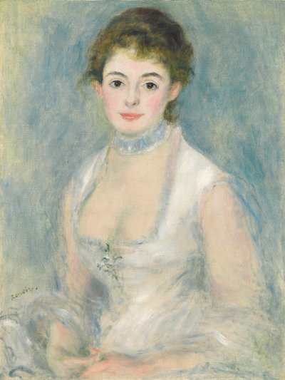 Madame Henriot, c.1876 door Pierre Auguste Renoir