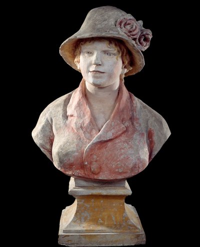 Madame Renoir, vrouw van de kunstenaar door Pierre Auguste Renoir