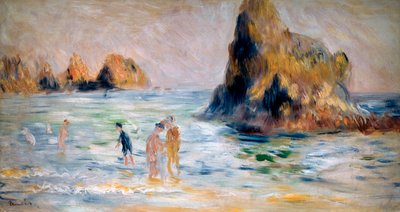 Moulin Huet Bay, Guernsey, circa 1883 door Pierre Auguste Renoir