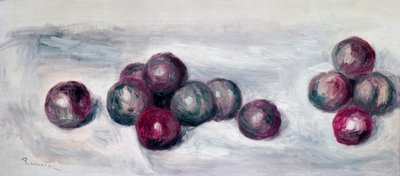 Stilleven met fruit door Pierre Auguste Renoir