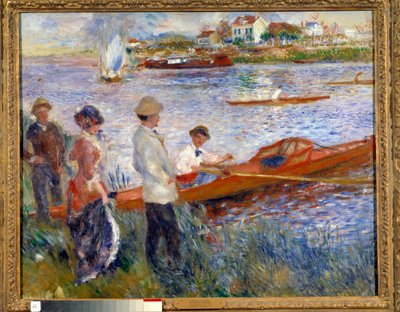 Roeiers bij Chatou door Pierre Auguste Renoir