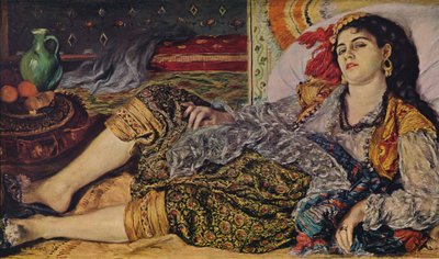 Odalisque, 1870 door Pierre Auguste Renoir