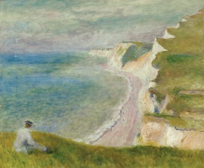 Op de Klif door Pierre Auguste Renoir