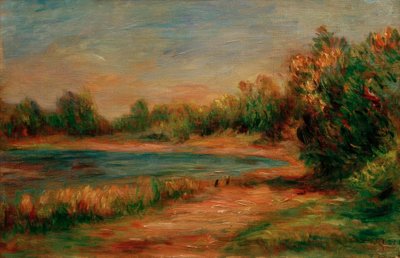 Landschap in Guernsey door Pierre Auguste Renoir