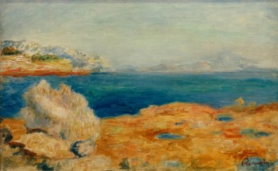 Kustlandschap door Pierre Auguste Renoir