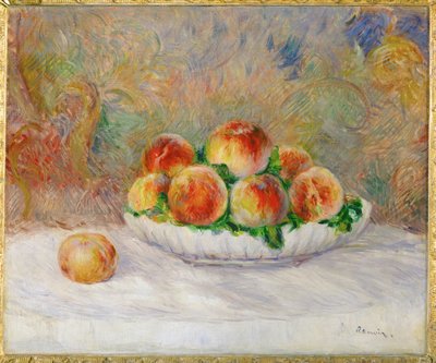 Peches (olieverf op doek) door Pierre Auguste Renoir