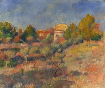 Duiventil bij Bellevue door Pierre Auguste Renoir