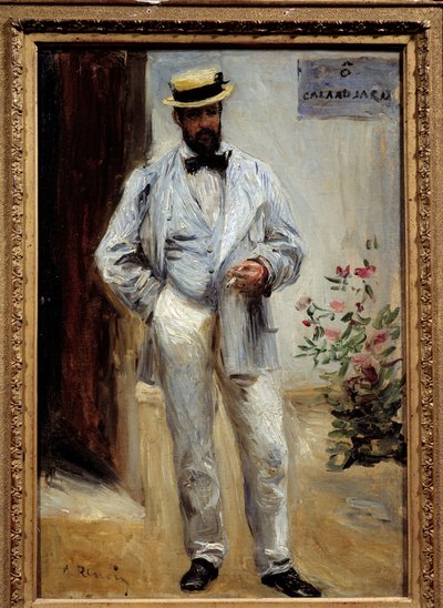 Portret van Charles Le Coeur (1830-1906), Franse architect door Pierre Auguste Renoir