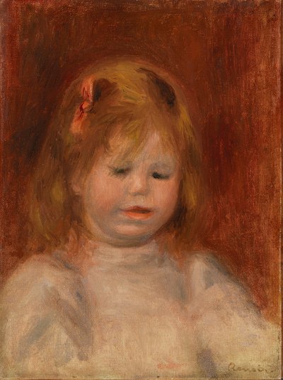 Portret van Jean Renoir door Pierre Auguste Renoir