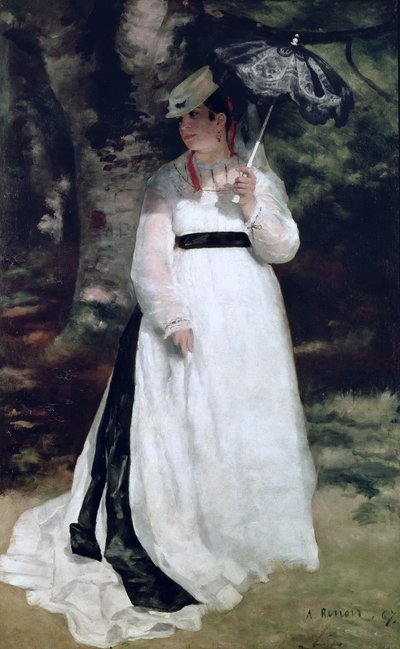 Portret van Lise door Pierre Auguste Renoir
