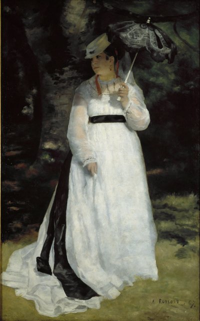 Portret van Lise door Pierre Auguste Renoir