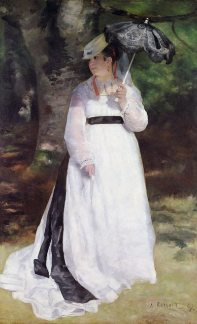 Portret van Lise door Pierre Auguste Renoir