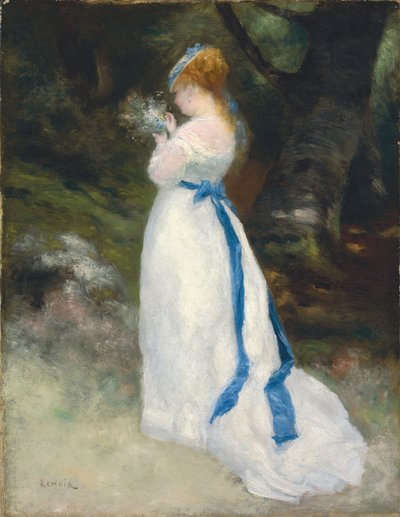 Portret van Lise door Pierre Auguste Renoir
