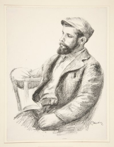 Portret van Louis Valtat door Pierre Auguste Renoir