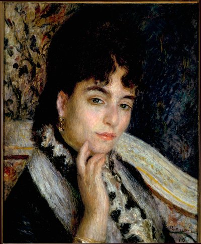 Portret van Madame Alphonse Daudet door Pierre Auguste Renoir