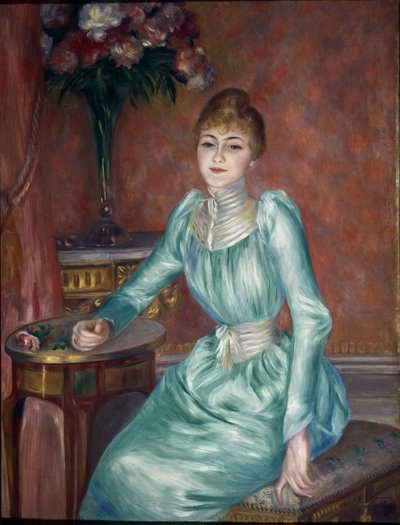 Portret van Madame de Bonnieres door Pierre Auguste Renoir