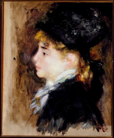 Portret van Margot door Pierre Auguste Renoir