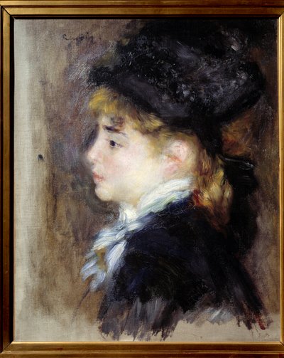 Portret van Margot door Pierre Auguste Renoir