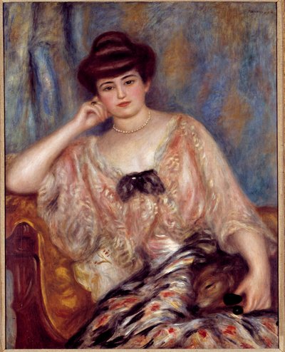 Portret van Misia Sert (1872-1950) nee Godebska door Pierre Auguste Renoir
