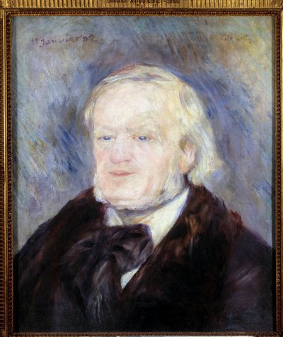 Portret van Richard Wagner (1813 - 1883) door Pierre Auguste Renoir