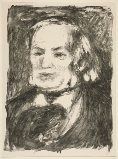 Portret van Richard Wagner door Pierre Auguste Renoir