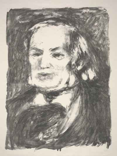 Portret van Richard Wagner door Pierre Auguste Renoir