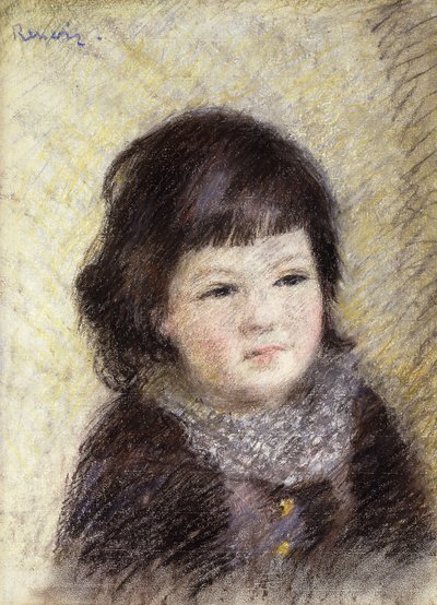 Portret van een kind, c.1879 door Pierre Auguste Renoir