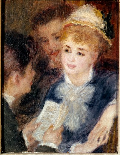 Lezen van de rol door Pierre Auguste Renoir