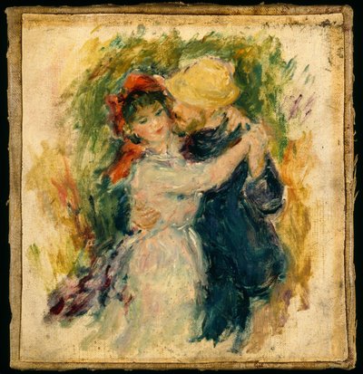 Schets naar Danse à Bougival door Pierre Auguste Renoir