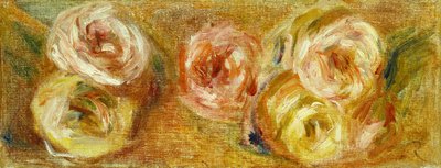 Verspreide rozen, c.1915 door Pierre Auguste Renoir