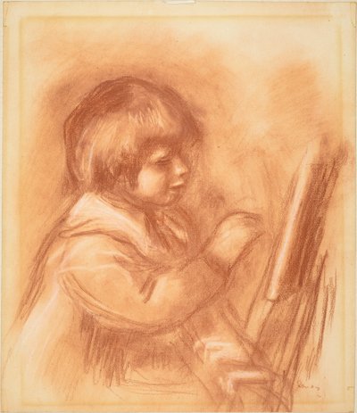 De Zoon van de Kunstenaar Claude of Coco door Pierre Auguste Renoir