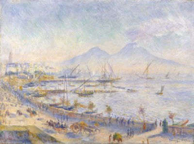 De baai van Napels, 1881 door Pierre Auguste Renoir