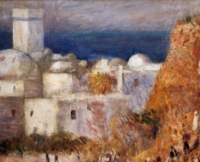 De moskee of Arabisch festival (detail) 1881 door Pierre Auguste Renoir