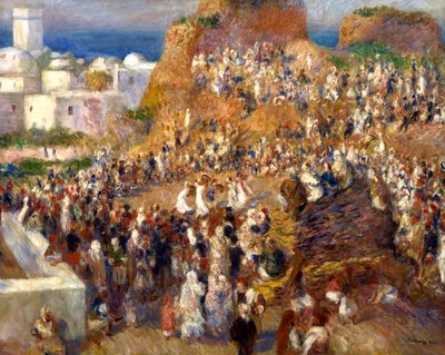 De moskee, of Arabisch festival, 1881 door Pierre Auguste Renoir