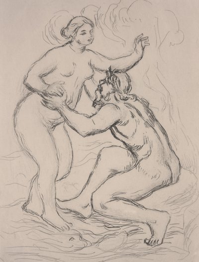 De Rivier Scamander, c.1900 door Pierre Auguste Renoir