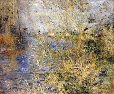 De Seine bij Argenteuil, c.1875 door Pierre Auguste Renoir