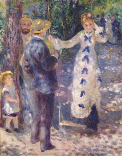 De Schommel door Pierre Auguste Renoir
