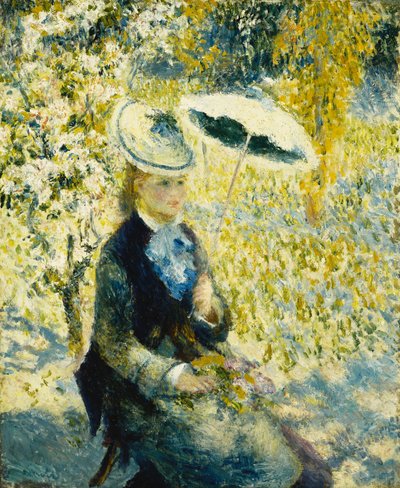 De Paraplu, 1878 door Pierre Auguste Renoir
