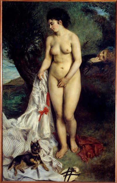 De griffioen bader door Pierre Auguste Renoir
