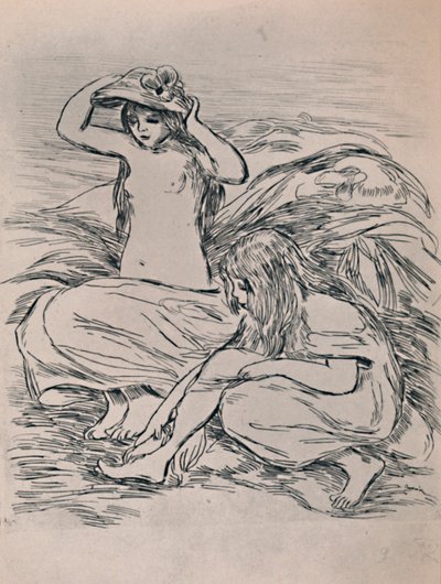 Twee baders, 1946 door Pierre Auguste Renoir